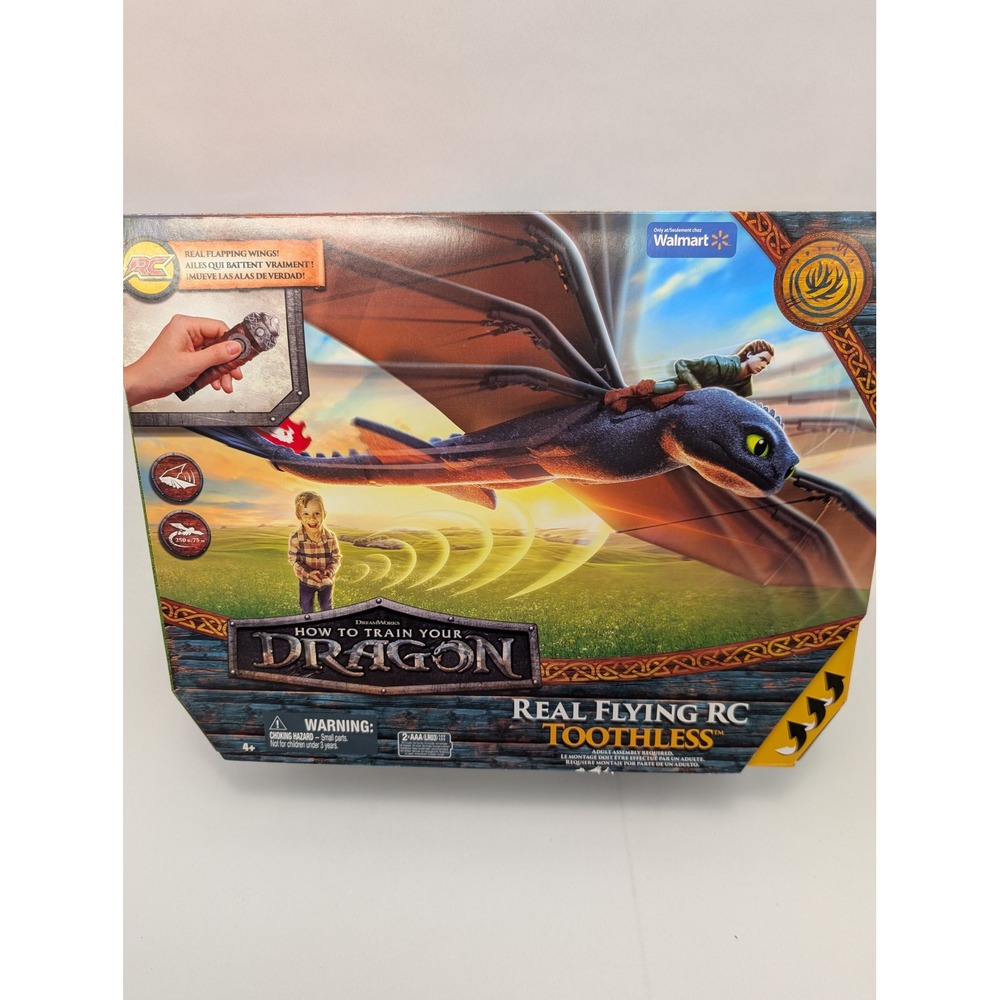 How to Train Your Dragon Real Flying RC Toothless 2.4GHz Remote Control Toy 30in